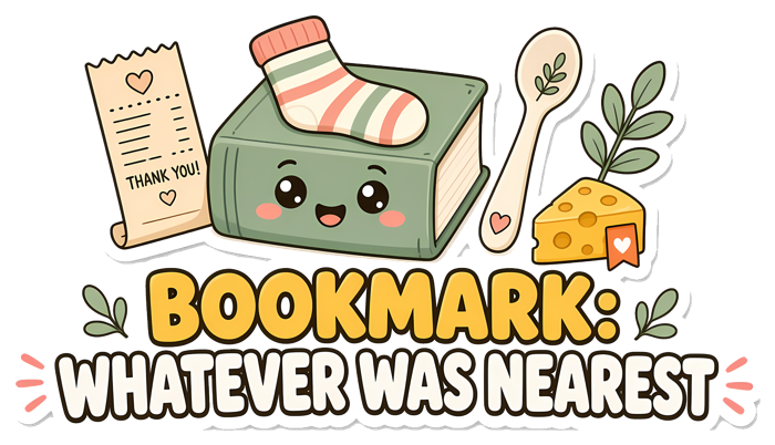Bookmark: Whatever Was Nearest Sticker — Floof