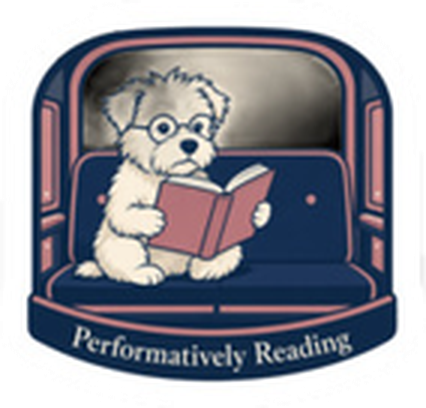 Performatively Reading Sticker — Floof